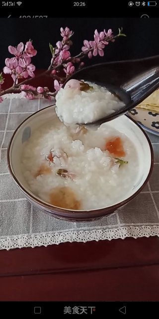 Peach Blossom Porridge recipe