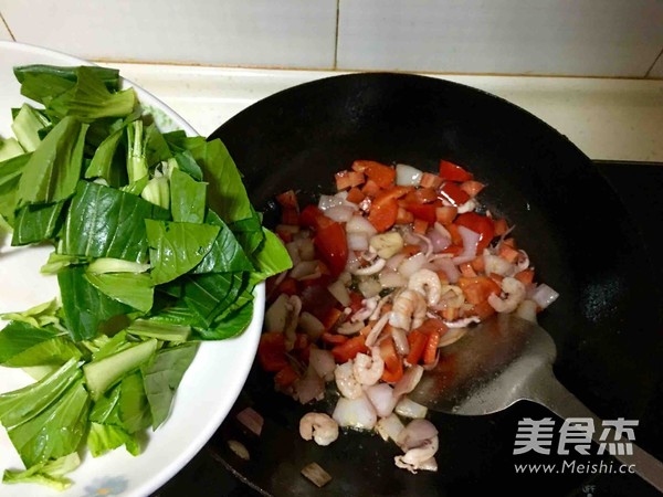 Seafood Pineapple Fried Rice recipe