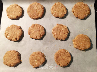 #aca烤明星大赛#oatmeal Almond Cookies recipe