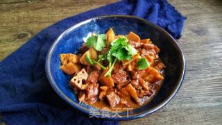 Stewed Beef Brisket with Lotus Root recipe