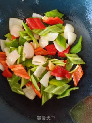 Stir-fried Squid with Sauce recipe