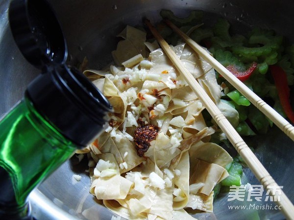 Tofu Skin in Red Oil recipe