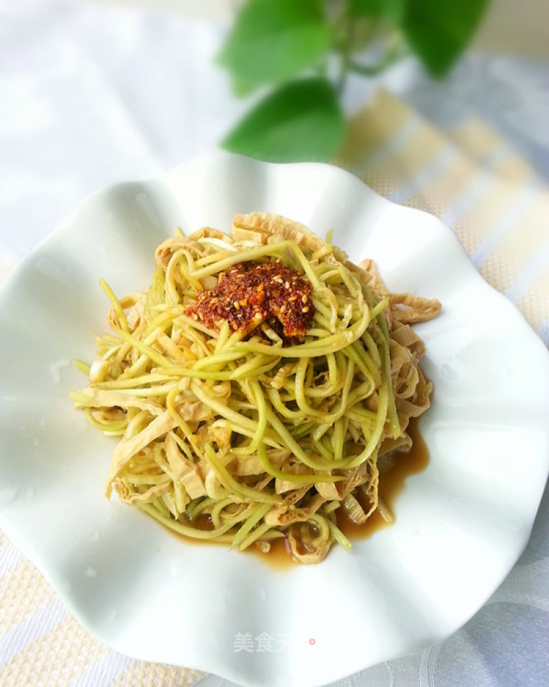 Cucumber with Bean Curd recipe