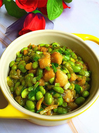 Stewed Fish Fillet with Edamame