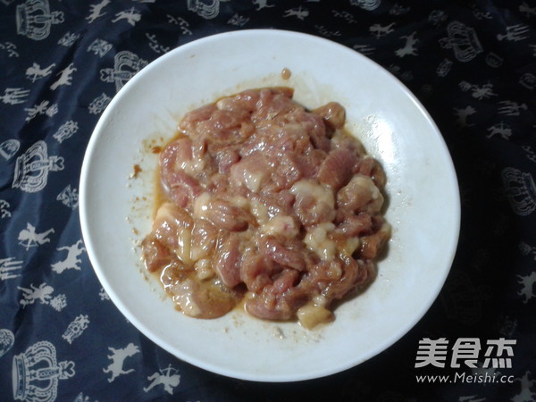 Fried Pork with Dried Tofu recipe