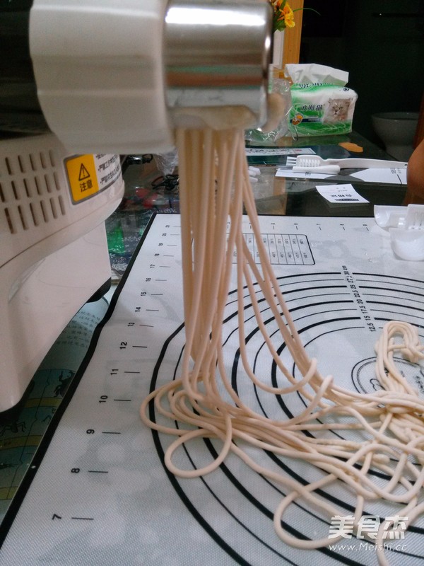 Beef Noodles with Bamboo Shoots and Dried Vegetables recipe