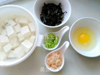 Shrimp Skin Tofu Soup recipe