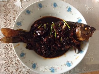 Spicy Bonbon Braised Crucian Carp recipe