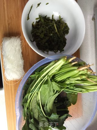 Vermicelli Spinach recipe