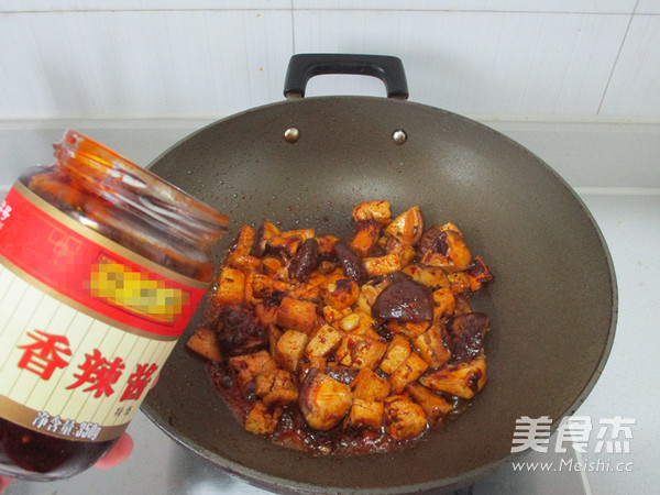 Tofu with Mushroom Minced Meat recipe