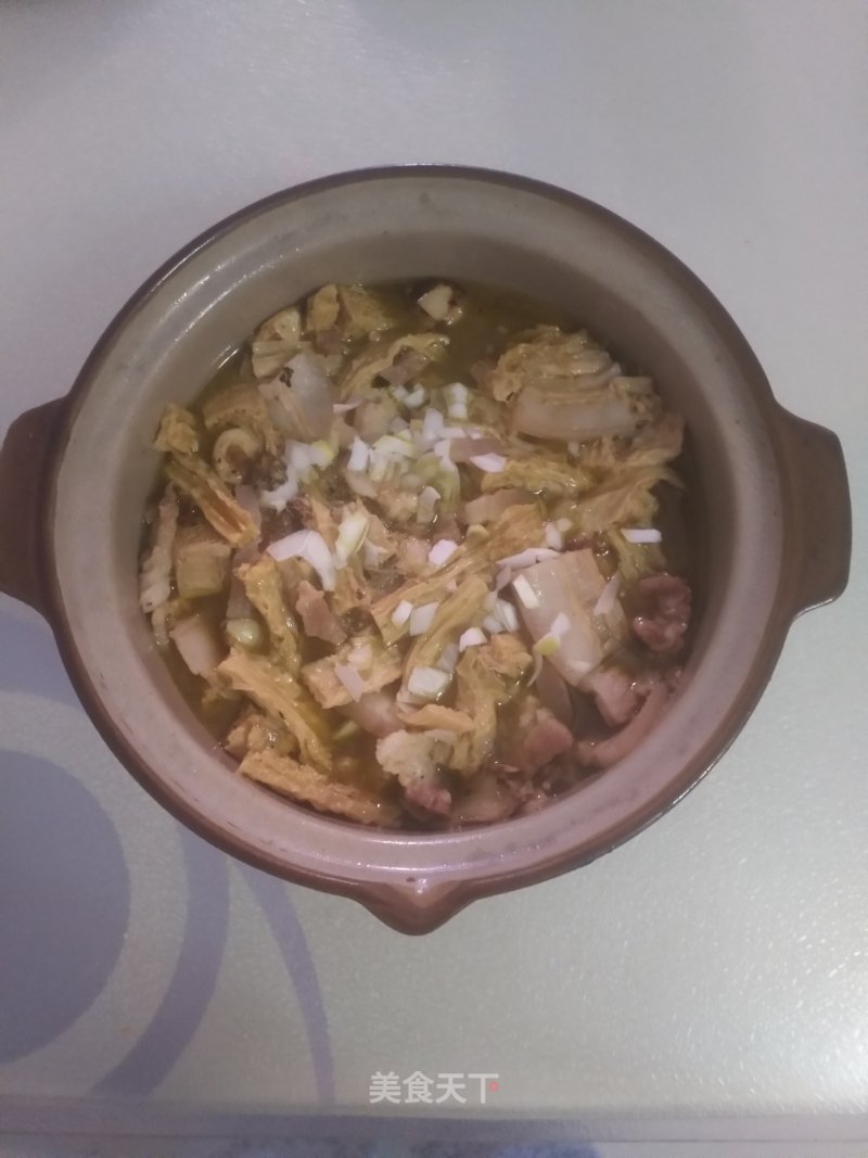Frozen Tofu and Yuba Pork Belly recipe