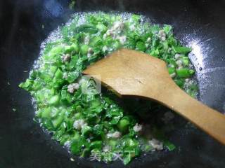 Stir-fried Lao Tofu with Minced Meat and Rape recipe