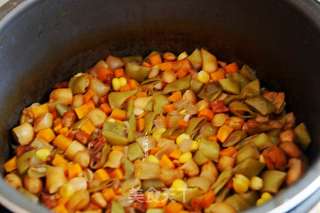 Braised Rice with Beans recipe