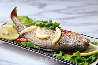 Air Fryer Edition Lemon Scented Rum Grilled Fish recipe
