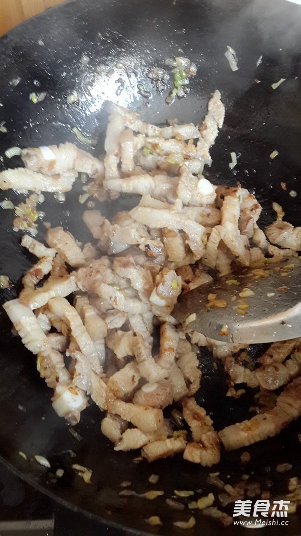 Stir-fried Cabbage with Pork Belly recipe