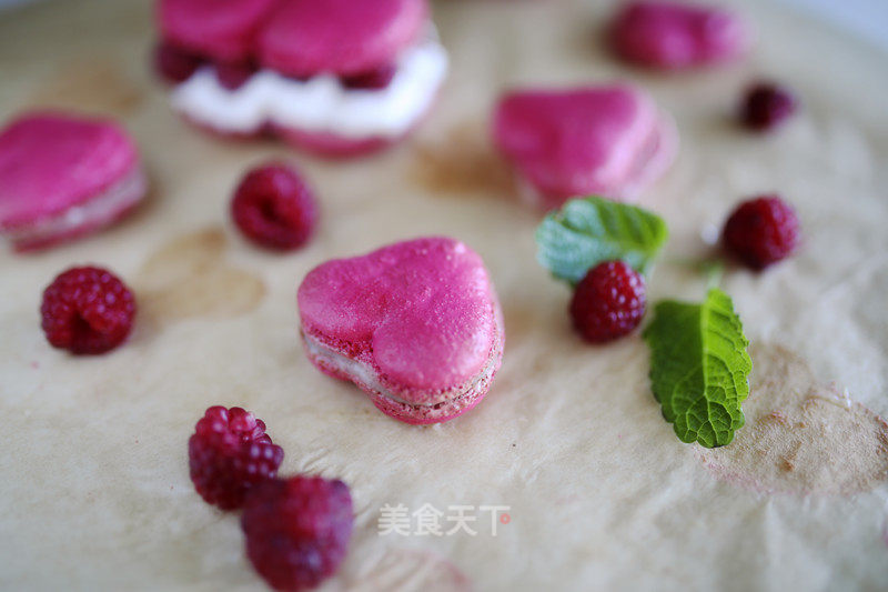 Peach Heart Vanilla Macaron-chinese Valentine's Day Special recipe