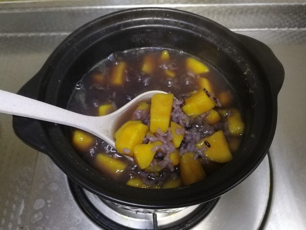 Rice Black Rice Yam Porridge recipe