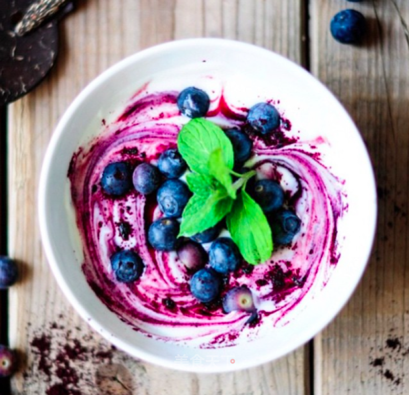 Blueberry Pure Natural Yogurt recipe