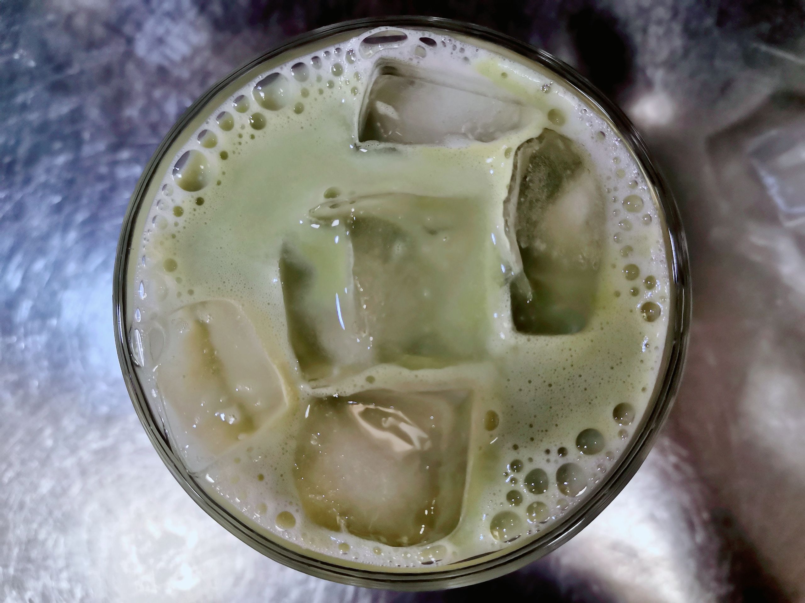 Iced Grape Matcha Latte recipe