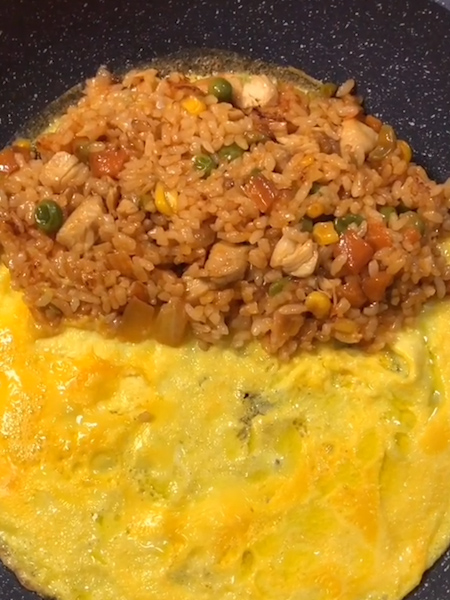 Japanese Style Omelet Rice recipe