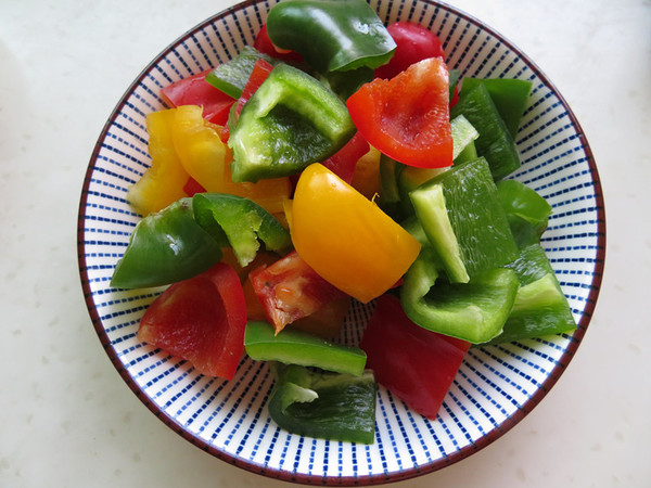 Stir-fried Twice-cooked Pork with Colored Peppers recipe