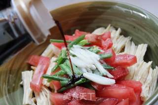 Refreshing and Good Taste-tomato Mixed with Yuba recipe