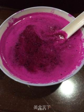 Pitaya Coconut Pudding recipe