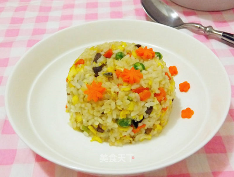 Sausage Carrot Egg Fried Rice recipe