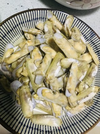 Stir-fried Razor Clams recipe