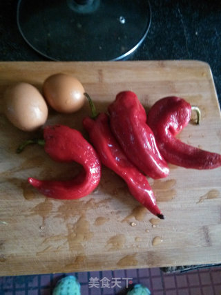 Scrambled Eggs with Red Bell Pepper recipe