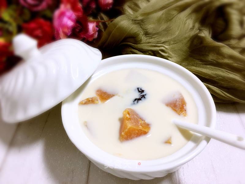 Papaya Stew with Milk recipe