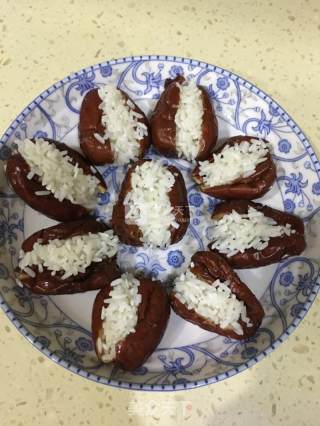 Red Dates Stuffed Glutinous Rice recipe