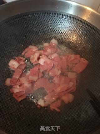Stir-fried Garlic Sprouts with Bacon recipe