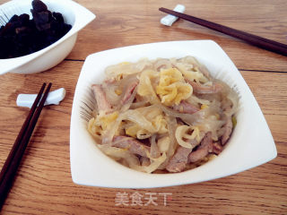 Stewed Vermicelli with Shredded Pork and Sauerkraut recipe