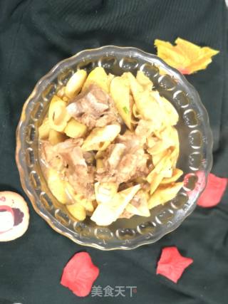 Braised Spring Bamboo Shoots with Spare Ribs recipe