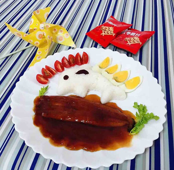 Eel and Dolphin Rice recipe