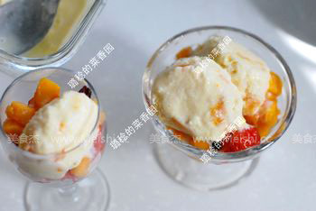 Fruit Colorful Ice Cream recipe