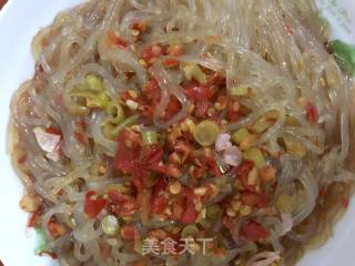 Hot and Sour Dry Mixed Vermicelli recipe