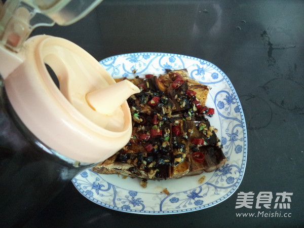 Steamed Dried Fish with Black Bean Sauce recipe