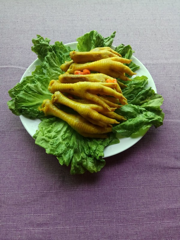 Salt Baked Chicken Feet recipe