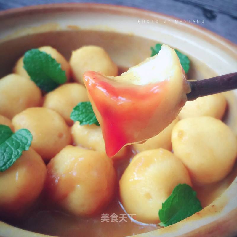 Quick Snack--curry Fish Ball