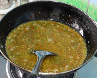 Spicy Green Pepper Sauce recipe