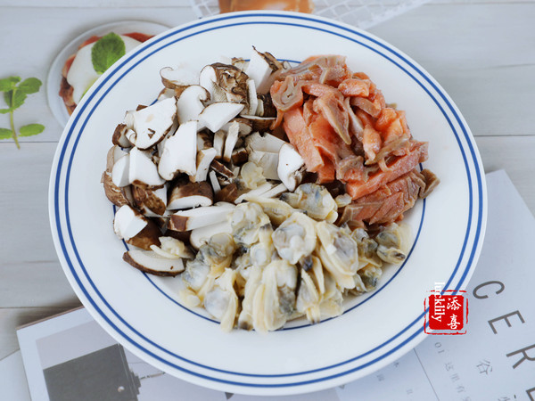 [tianxi's Kitchen] Salmon and Clam Congee recipe