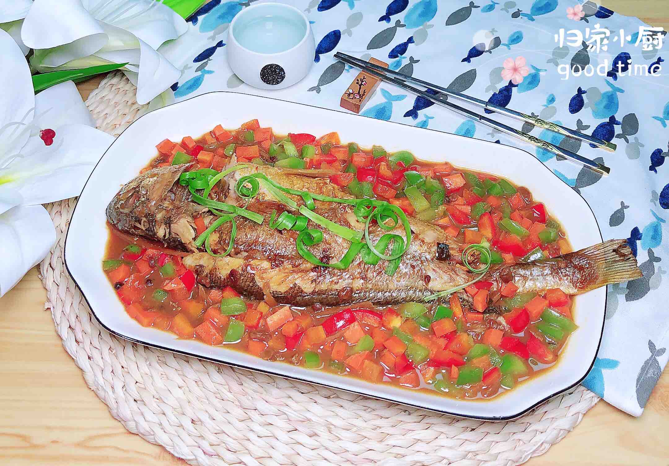 Braised Yellow Croaker in Sauce recipe