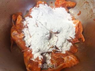 Spicy Fried Chicken Spit recipe