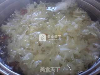 Peach Gum White Fungus Soup recipe