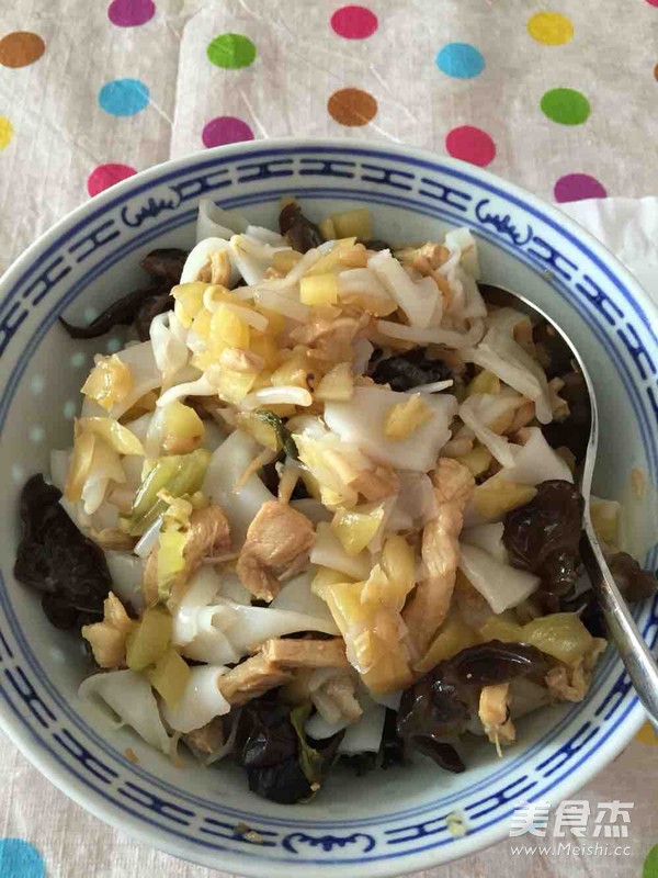 Sauerkraut Chicken Shredded Liangpi recipe