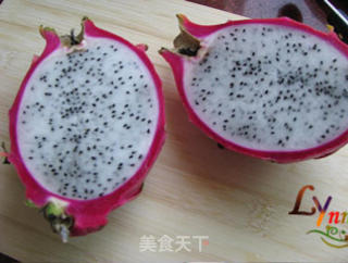 Condensed Milk Dragon Fruit Salad recipe