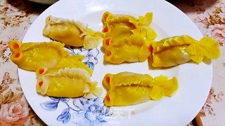 Little Goldfish Steamed Dumplings recipe