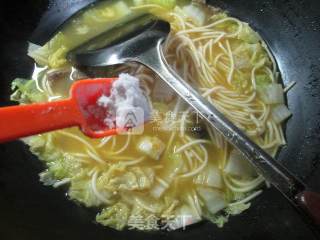 Beef and Cabbage Noodle Soup recipe